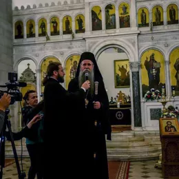 Доксологија митр. Антонију у Саборном храму у Никшићу