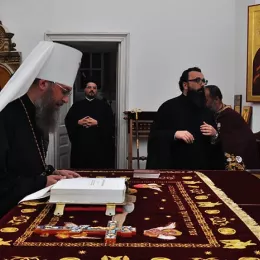 Доксологија митр. Антонију у Саборном храму у Никшићу