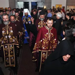 Доксологија митр. Антонију у Саборном храму у Никшићу