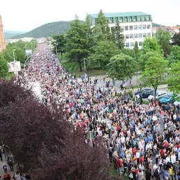 Свечана Литија прошла кроз Никшић