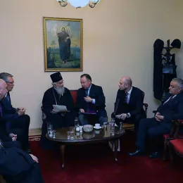 У храму Светог Саве у Београду литургијски прослављени новопроглашени косовско-метохијски мученици