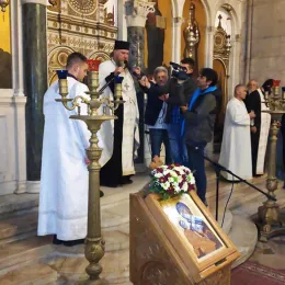 Молебан за Владику Јоаникија и свештенство