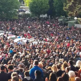 Световасилијевска литија кроз Никшић (ВИДЕО)