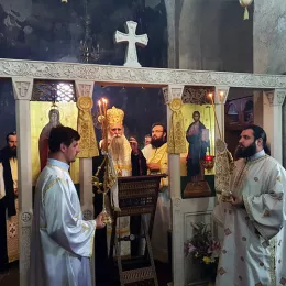 Празнично бденије у манастиру Ђурђеви Ступови