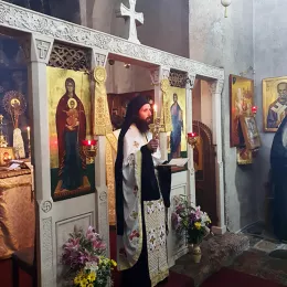 Празнично бденије у манастиру Ђурђеви Ступови