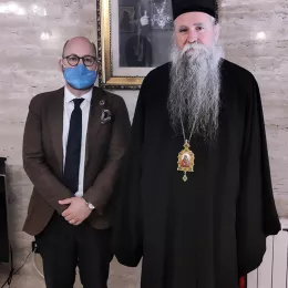 Сусрет Епископа Јоаникија и представника УН