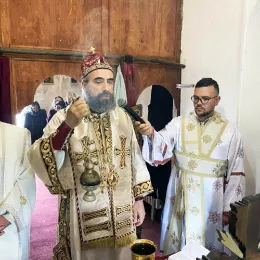 Литургија у цркви Светог Ђорђа на Требјеси