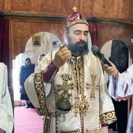 Литургија у цркви Светог Ђорђа на Требјеси