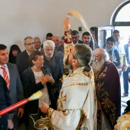 Освећење Храма преноса моштију Светог Николаја у Шљемену у Бањанима
