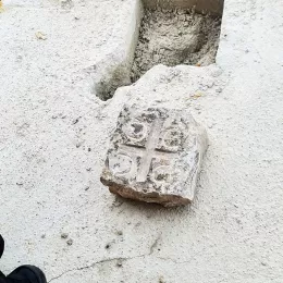 Освећење темеља храма у селу Столац