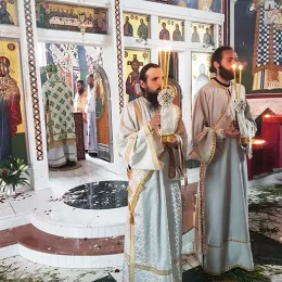 Литургијско сабрање у манастиру Светог Саве у Голији