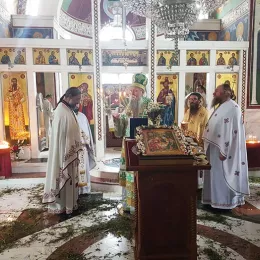 Литургијско сабрање у манастиру Светог Саве у Голији