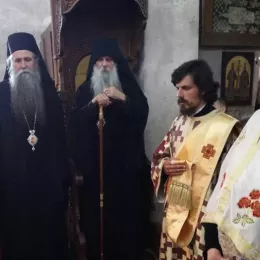 Празнично бденије у манастиру Ђурђеви Ступови