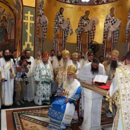 Патријарх српски Иринеј хиротонисао Епископа диоклијског Методија