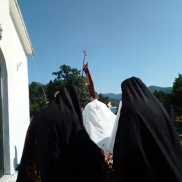 Освећење оскрнављеног храма Светог Саве у селу Мируше