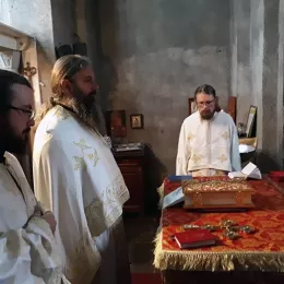 Литургија у манастиру Ђурђеви Ступови