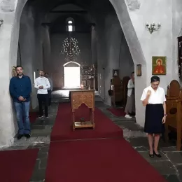 Литургија у манастиру Ђурђеви Ступови