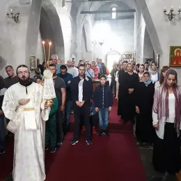Литургија у манастиру Ђурђеви Ступови