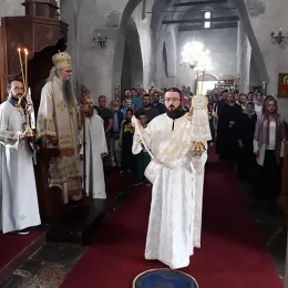 Литургија у манастиру Ђурђеви Ступови