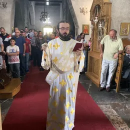 Литургија у манастиру Ђурђеви Ступови