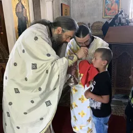 Литургија у манастиру Ђурђеви Ступови