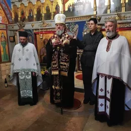 Свечана вечерња служба са петохлебницом у саборном храму Преображења Господњег на Жабљаку