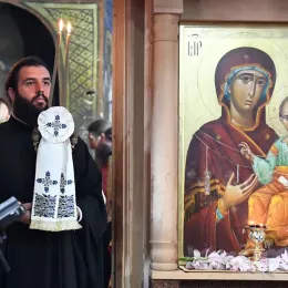 празнично вечерње у Манастиру Слепче