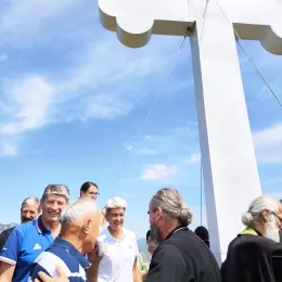 Освештан крст на Соко граду на Шћепан Пољу