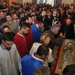 Мошти Светог Арсенија свечано дочекане у никшићком Саборном храму