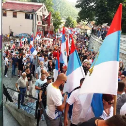 Побједничко славље у Бијелом Пољу