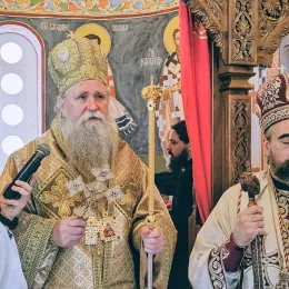 Митрополити Јоаникије и Методије освештали храм Светих Сергија и Вакха у Ђулићима код Андријевице
