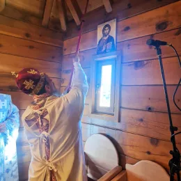 Света Архијерејска Литургија и освећење цркве Светог Пајсија Светогорца у Долима пивским