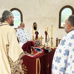 Света Архијерејска Литургија и освећење парохијског дома у Плужинама