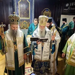 Патријарх Порфирије освештао обновљену Саборну цркву у Пакрацу