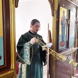 Света Архијерејска Литургија у селу Кесратц у Голији