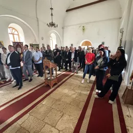 Света Архијерејска Литургија у селу Кесратц у Голији