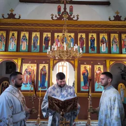 Света Архијерејска Литургија у селу Кесратц у Голији