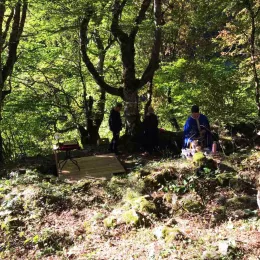 Света Литургија на темељима манастира Св. Николе у Кичави