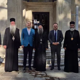 Патријарх Порфирије посетио манастир Савину