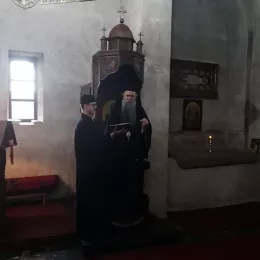 Свечани дочек иконе Богородице Брзопомоћнице у Ђурђевим Ступовима