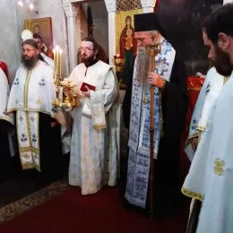 Свечани дочек иконе Богородице Брзопомоћнице у Ђурђевим Ступовима