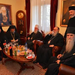 Предстојатељи Антиохијске и Српске православне цркве у Цетињском манастиру