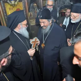 Патријарси антиохијски Јован X и српски Иринеј посјетили манастир Острог