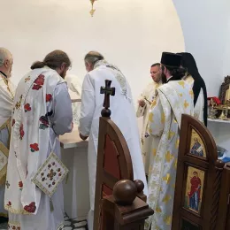 Освећење храма Светог Василија Острошког у Горњем Заостру