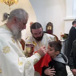 Освећење храма Светог Василија Острошког у Горњем Заостру