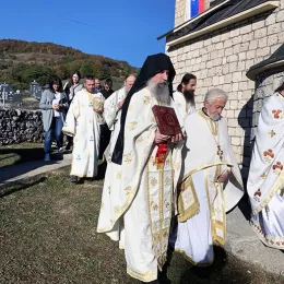 Освећење храма Светог Василија Острошког у Горњем Заостру