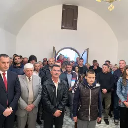 Освећење храма Светог Василија Острошког у Горњем Заостру