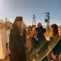 Освећење храма Светог Василија Острошког у Горњем Заостру