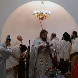 Освећење храма Светог Василија Острошког у Горњем Заостру