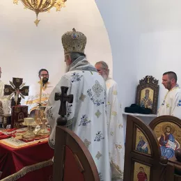 Освећење храма Светог Василија Острошког у Горњем Заостру